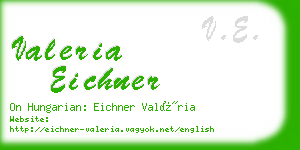 valeria eichner business card